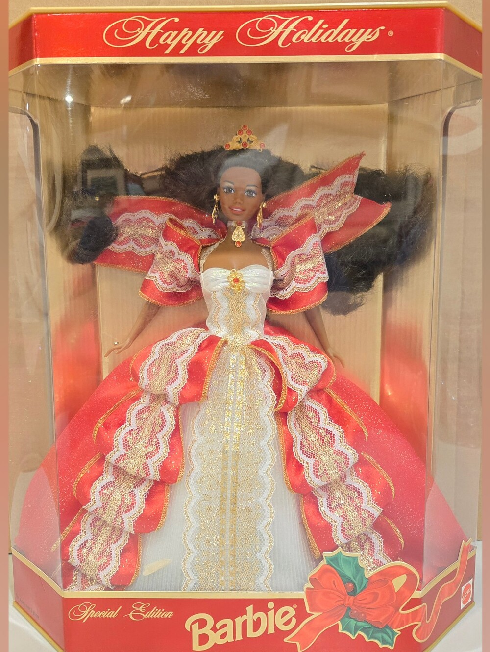 Barbie Happy Holidays Special Edition - Red & White Holiday Gown